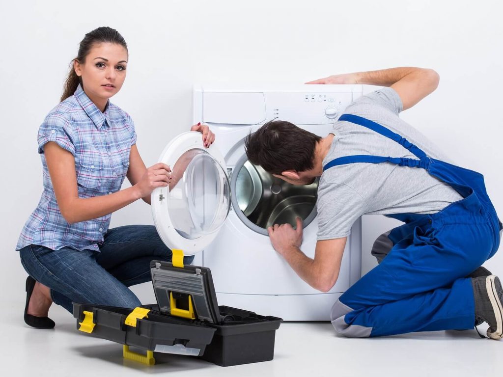 YES v CARE Professional AC Washing Machine Fridge Repair Technician at Work
